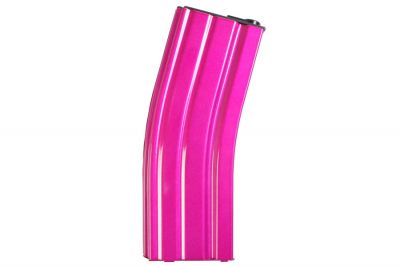 G&G AEG Mag for M4 30rds (Pink) - Detail Image 2 © Copyright Zero One Airsoft
