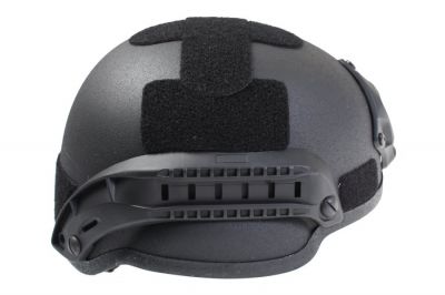 MFH ABS MICH 2002 Helmet (Black) - Detail Image 7 © Copyright Zero One Airsoft