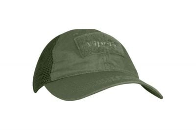 Viper Flexi-Fit Baseball Cap (Olive) - Detail Image 1 © Copyright Zero One Airsoft
