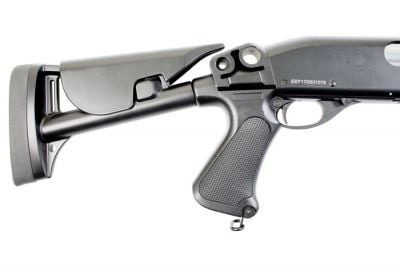 Swiss Arms Spring Shotgun with Retractable Stock - Detail Image 4 © Copyright Zero One Airsoft