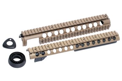 G&G RIS Long Type for GR16 (Tan) - Detail Image 1 © Copyright Zero One Airsoft