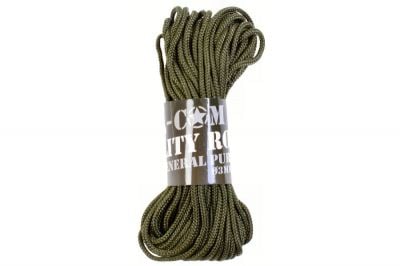 Mil-Com 3mm ParaCord, 15m (Olive) - Detail Image 1 © Copyright Zero One Airsoft