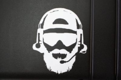 ZO Vinyl Decal "Operator" - Size 150mm x 185mm - Detail Image 1 © Copyright Zero One Airsoft