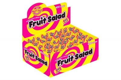 Fruit Salad Flavour Chew Box of 400 - Detail Image 1 © Copyright Zero One Airsoft