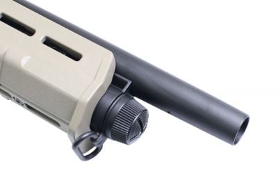 CYMA Spring CM355M Shotgun Full Metal (Black & Tan) - Detail Image 2 © Copyright Zero One Airsoft