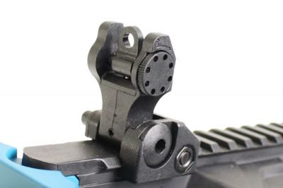 King Arms AEG PDW 9mm SBR Shorty (Black & Blue) - Limited Edition - Detail Image 7 © Copyright Zero One Airsoft