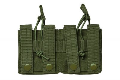 NCS VISM MOLLE Double Mag Pouch for .308 & 7.62 (Olive) - Detail Image 2 © Copyright Zero One Airsoft