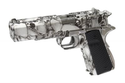 Armorer Works GBB Evil Skull 1911 Double Barrel - Detail Image 8 © Copyright Zero One Airsoft