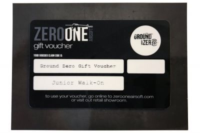 Ground Zero Airsoft Gift Voucher for Junior Walk-On - Detail Image 6 © Copyright Zero One Airsoft