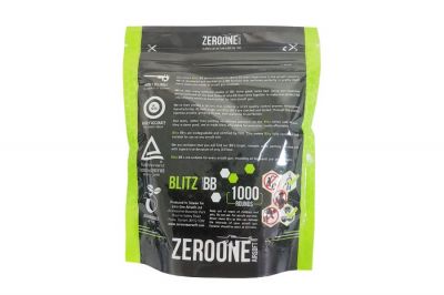 ZO Blitz Bio BB 0.30g 1000rds (White) - Detail Image 2 © Copyright Zero One Airsoft
