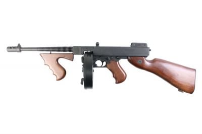 King Arms AEG M1928 Chicago (Real Wood) - Detail Image 1 © Copyright Zero One Airsoft