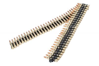 Matrix Super Realistic 5.56 Dummy Cartridge Belt - Detail Image 1 © Copyright Zero One Airsoft