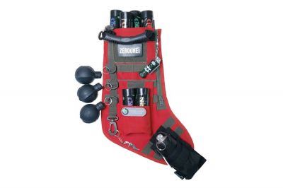 ZO MOLLE Christmas Stocking (Red & Olive) - Detail Image 11 © Copyright Zero One Airsoft