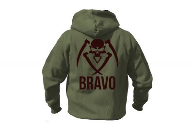 ZO Combat Junkie Special Edition NAF 2018 'Bravo' Viper Zipped Hoodie (Olive) - Detail Image 4 © Copyright Zero One Airsoft