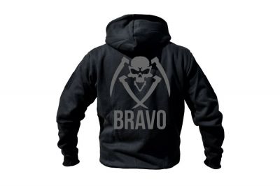 ZO Combat Junkie Special Edition NAF 2018 'Bravo' Viper Zipped Hoodie (Black) - Detail Image 2 © Copyright Zero One Airsoft