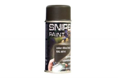 Fosco Sniper Spray Paint 150ml (Olive) - Detail Image 1 © Copyright Zero One Airsoft