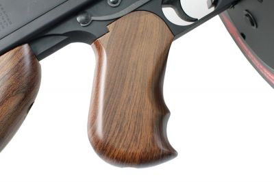 King Arms AEG M1928 Chicago (Imitation Wood) - Detail Image 4 © Copyright Zero One Airsoft