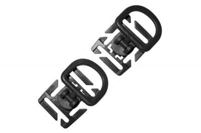 Viper Tactical D-Ring Set of 2 (Black) - Detail Image 1 © Copyright Zero One Airsoft