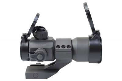 NCS Red/Green/Blue Dot Sight with 20mm Mount (Grey) - Detail Image 2 © Copyright Zero One Airsoft