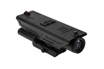 NCS 4x30 Blue/Red Illuminating DELTA Scope with Red/White Navigation Light & QD Mount - Detail Image 2 © Copyright Zero One Airsoft