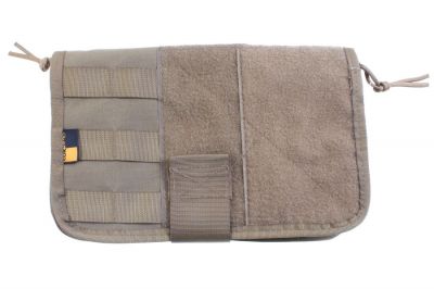 101 Inc MOLLE Contractor Admin Panel (Coyote Tan) - Detail Image 2 © Copyright Zero One Airsoft