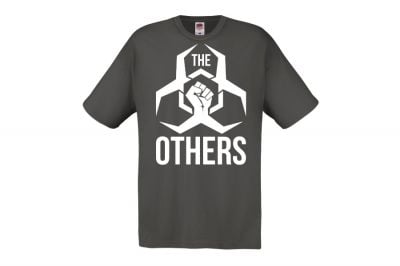 ZO Combat Junkie Special Edition NAF 2018 'The Others' T-Shirt (Grey) - Detail Image 1 © Copyright Zero One Airsoft