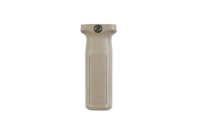PTS EPF-2 Vertical Grip for RIS (Dark Earth) - Detail Image 1 © Copyright Zero One Airsoft