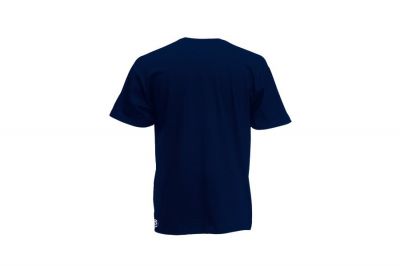 ZO Combat Junkie T-Shirt 'For Adults' (Dark Navy) - Size Small - Detail Image 2 © Copyright Zero One Airsoft
