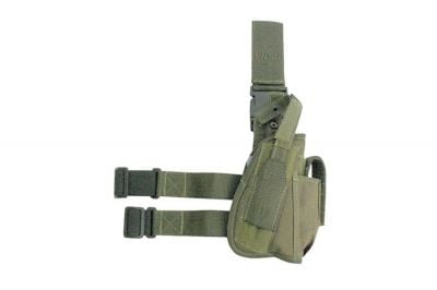 Viper Pistol Drop Leg Holster (Olive) - Detail Image 1 © Copyright Zero One Airsoft