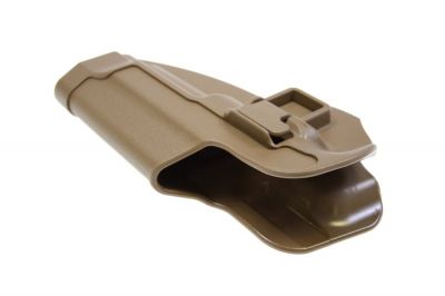 Blackhawk CQC SERPA Holster for Beretta M92F Right Hand (Coyote Tan) - Detail Image 3 © Copyright Zero One Airsoft