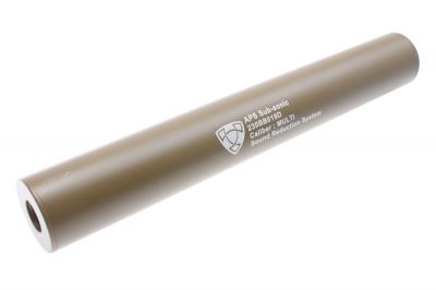 APS Suppressor 14mm CW/CCW 230mm (Dark Earth) - Detail Image 2 © Copyright Zero One Airsoft