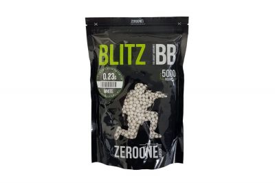 ZO Blitz BB 0.23g 5000rds (White) Box of 10 (Bundle) - Detail Image 2 © Copyright Zero One Airsoft