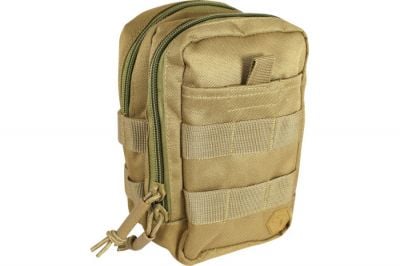 Viper MOLLE Splitter Pouch (Coyote Tan) - Detail Image 1 © Copyright Zero One Airsoft