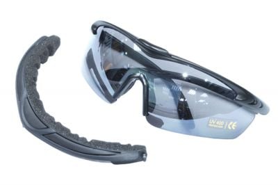 Guarder Protection Glasses 2014 Version with Rigid Case - Detail Image 8 © Copyright Zero One Airsoft