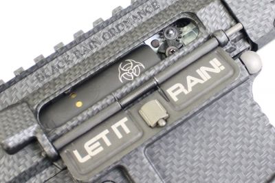 King Arms AEG Black Rain Ordnance Carbine (Carbon Fiber Pattern) - Detail Image 9 © Copyright Zero One Airsoft