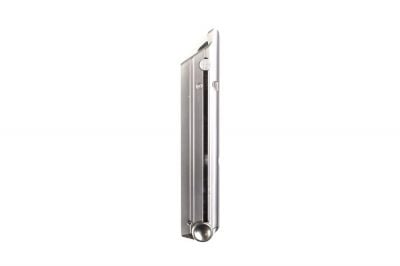 WE GBB Mag for Luger P08 15rds (Silver) - Detail Image 2 © Copyright Zero One Airsoft