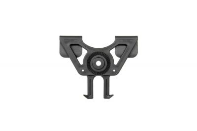 Amomax MOLLE Attachment for Rigid Polymer Holster (Black) - Detail Image 1 © Copyright Zero One Airsoft