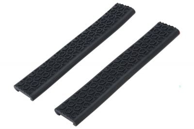 ZO Rubber Honeycomb Rail Cover Set (Black)