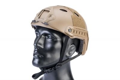 Emerson Type PJ Bump Helmet (Dark Earth) - Detail Image 3 © Copyright Zero One Airsoft