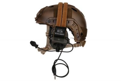 Z-Tactical Helmet Headset Conversion Kit (Tan) - Detail Image 3 © Copyright Zero One Airsoft