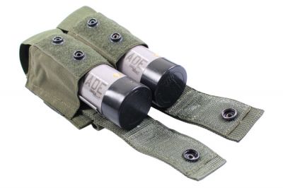Enola Gaye MOLLE Deuce Pouch for 40mm Grenades (Olive) - Detail Image 5 © Copyright Zero One Airsoft