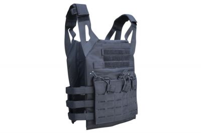 Viper Laser MOLLE Special Ops Plate Carrier (Black) - Detail Image 1 © Copyright Zero One Airsoft