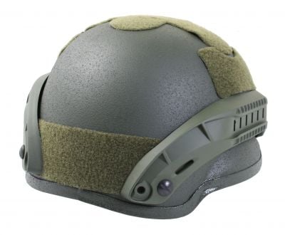 MFH ABS MICH 2002 Helmet (Olive) - Detail Image 6 © Copyright Zero One Airsoft