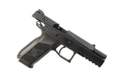 ASG GBB CZ P-09 with Metal Slide & Carry Case (Black) - Detail Image 2 © Copyright Zero One Airsoft
