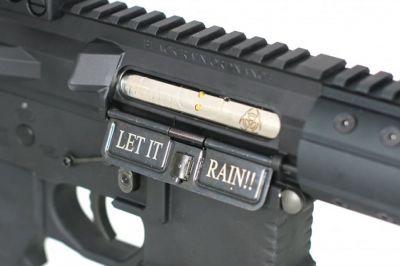 King Arms AEG Black Rain Ordnance Carbine with MOSFET (Black) - Detail Image 5 © Copyright Zero One Airsoft