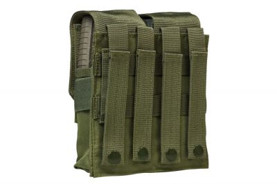 NCS VISM MOLLE Stacked Double Mag Pouch for M4 (Olive) - Detail Image 4 © Copyright Zero One Airsoft