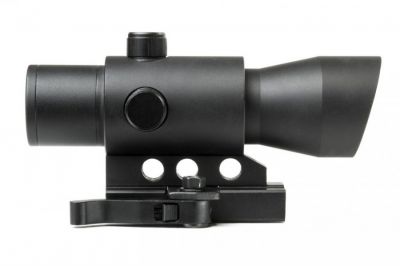 NCS 1x32 Blue/Green/Red Illuminating Multi Reticule Scope with QD Mount - Detail Image 3 © Copyright Zero One Airsoft