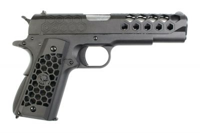 WE GBB 1911 Hex Cut (Black) - Detail Image 2 © Copyright Zero One Airsoft