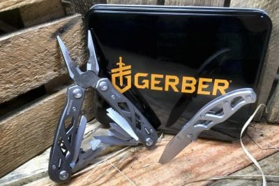 Gerber Suspension Multi Tool & Paraframe Knife Combo - Detail Image 6 © Copyright Zero One Airsoft