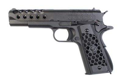 WE GBB 1911 Hex Cut (Black) - Detail Image 1 © Copyright Zero One Airsoft